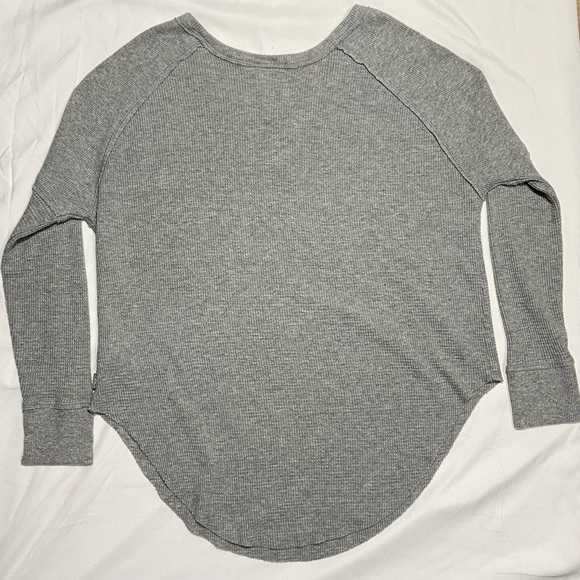 Aritzia | Tna Waffle Knit Alder Thermal Cool Grey Size XS - Picture 4 of 8